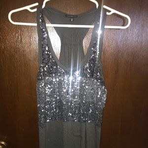 Express Racerback Sequined Tank-top- XS